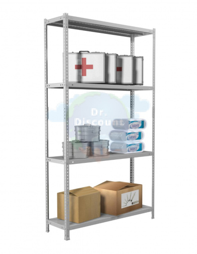 Стеллаж медицинский СТМ MS 185/100X30 (4 ПОЛКИ)